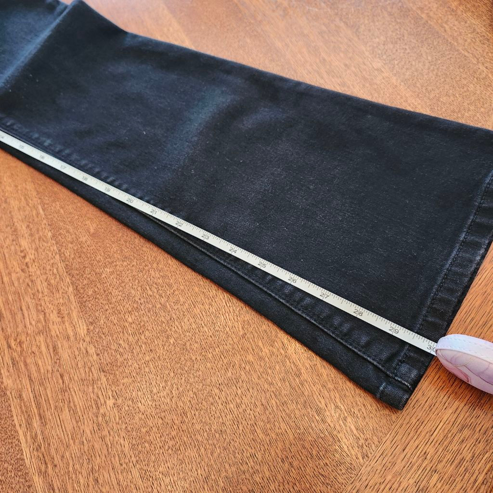 Women's White House Black Market Black Skinny Flare Jeans 2P B2 - Picture 4 of 8